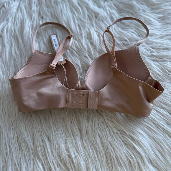 Skims Ultimate Push up Plunge Bra Clay Size 34B - Picture 4 of 6